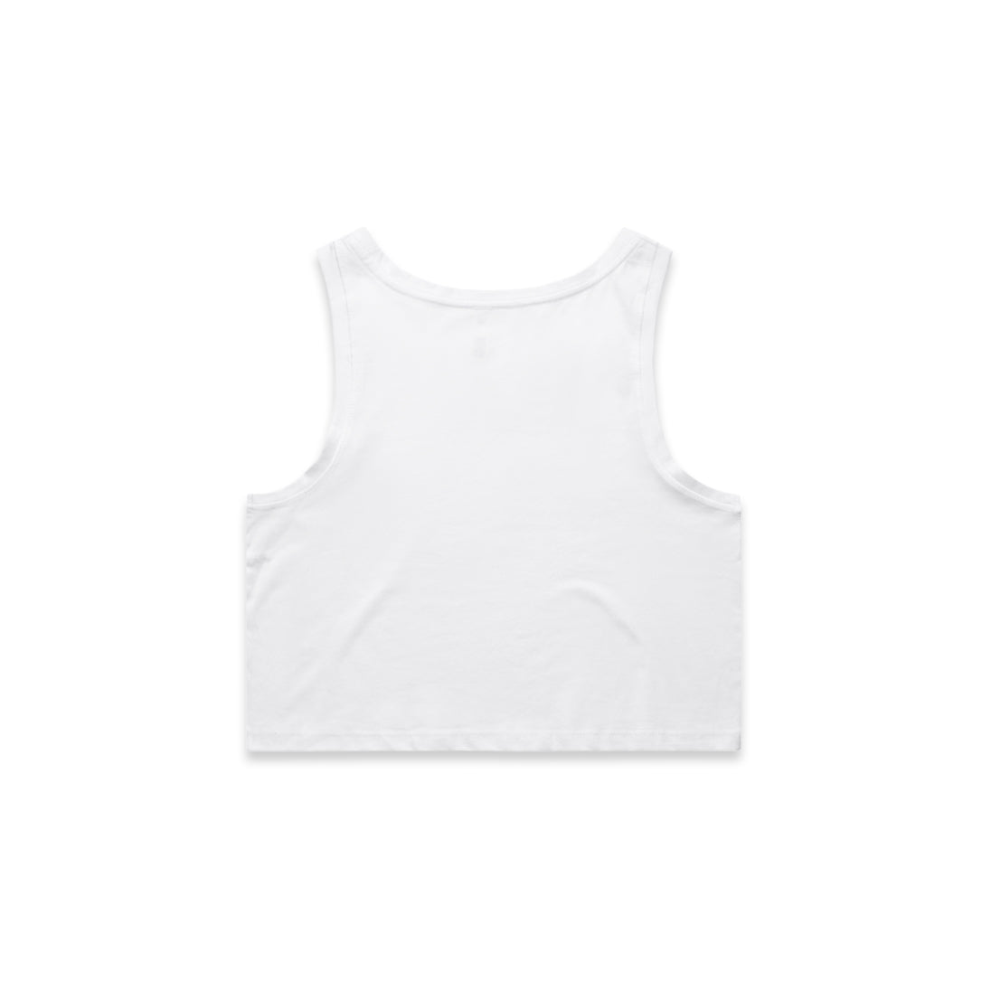 Wo's Crop Singlet 4031S - White - Back
