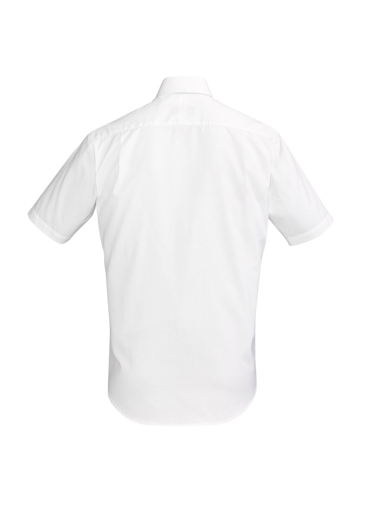 Hudson Mens Short Sleeve Shirt - White - Back