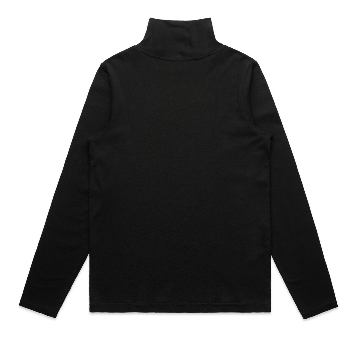 Wo's Turtle Neck 4032S - Black - Back