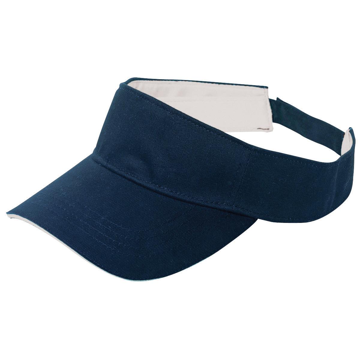 Sandwich Peak Visor - Navy / White - Front