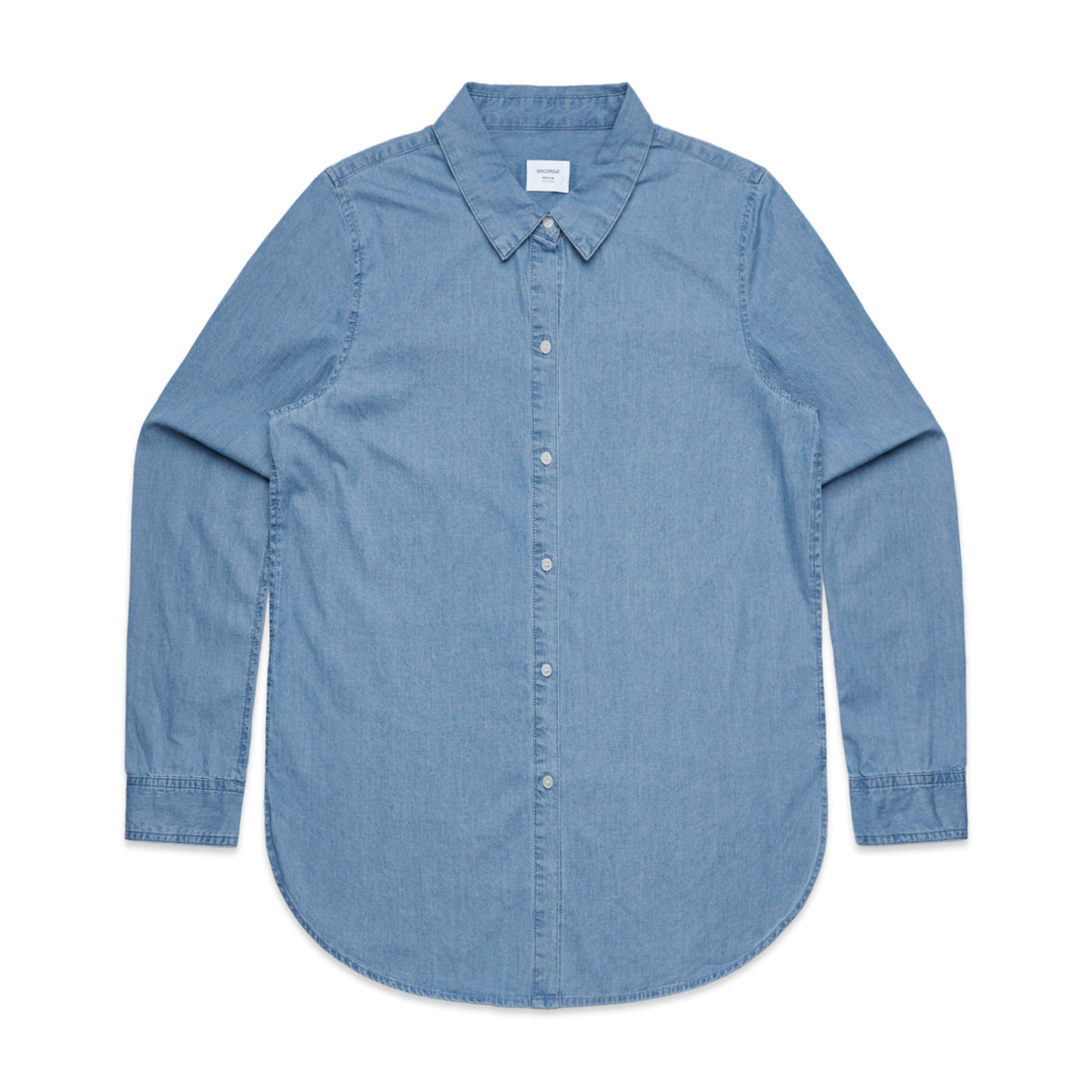 Wo's Blue Denim Shirt 4042S