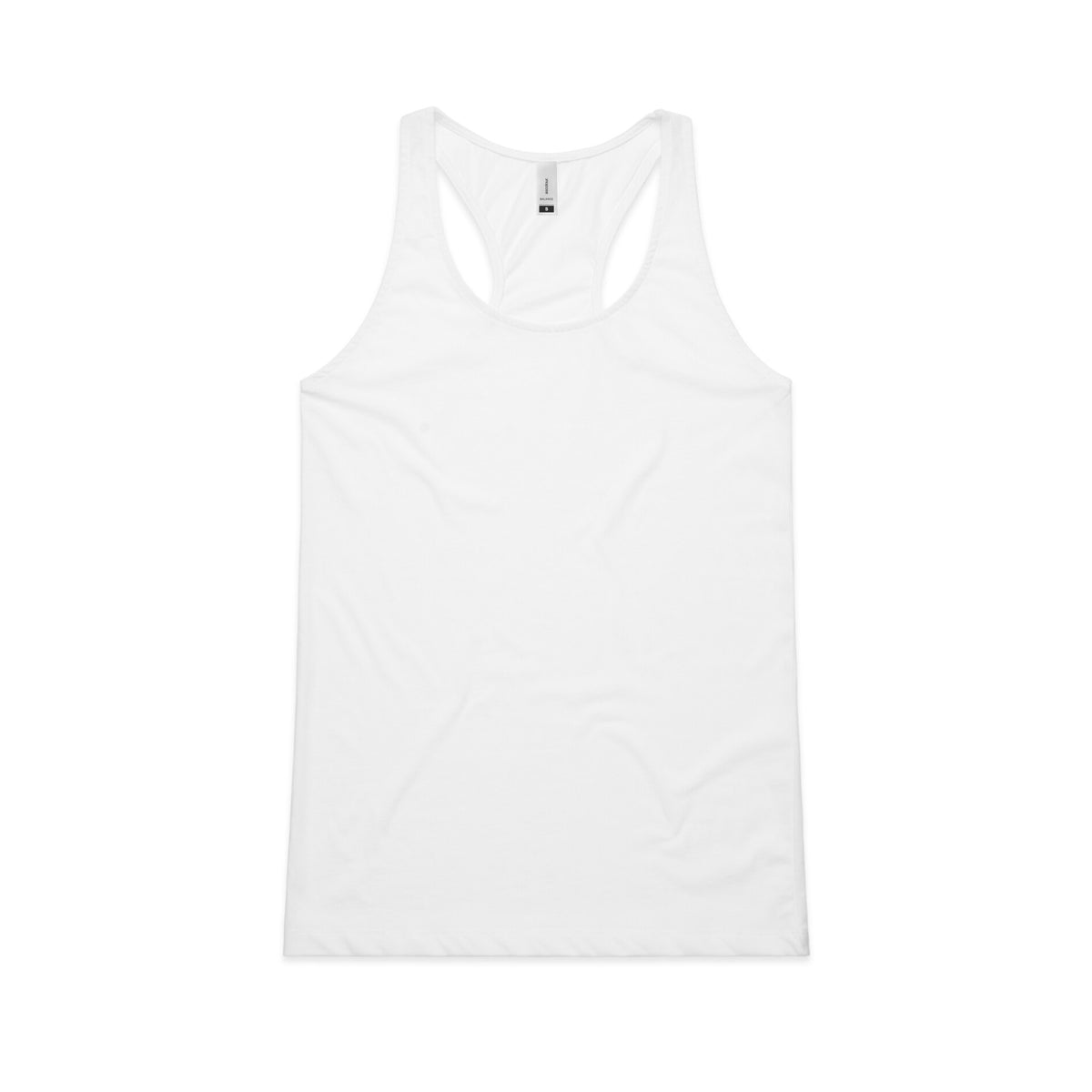 Wo's Balance Racerback Singlet 4044S - White - Front