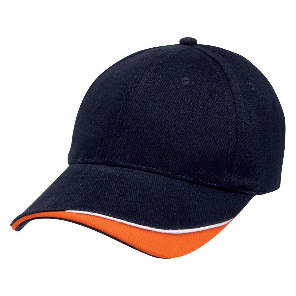 Signature - Navy / White / Orange - Front