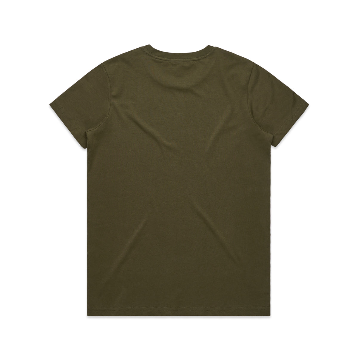 Wo's Basic Tee 4051S - Army - Back