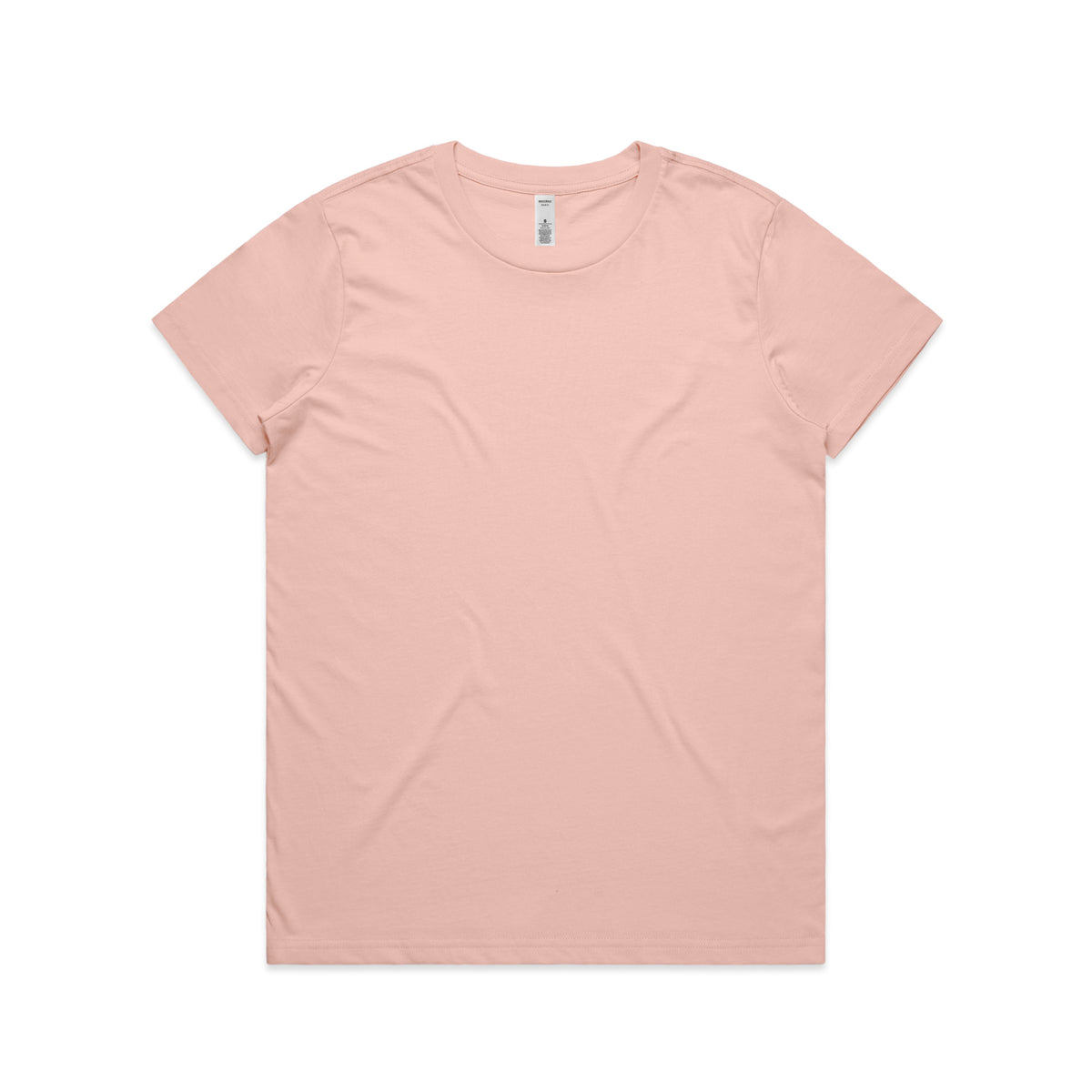 Wo's Basic Tee 4051 - Pale Pink - Front