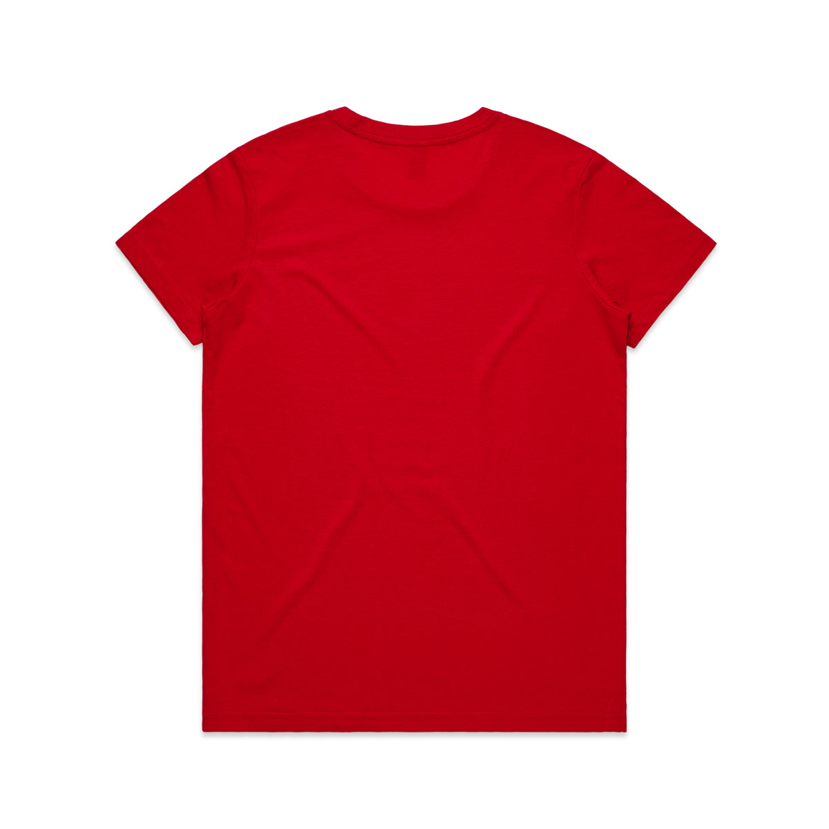 Wo's Basic Tee 4051 - Red - Back