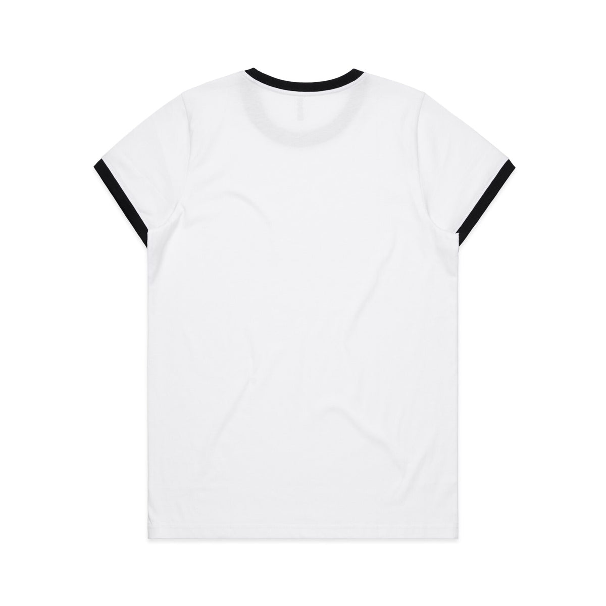 Wo's Maple Ringer Tee 4053 - White/Black - Back