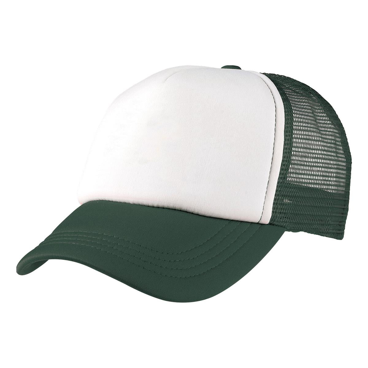 Foam Mesh Trucker - Bottle / White - Front