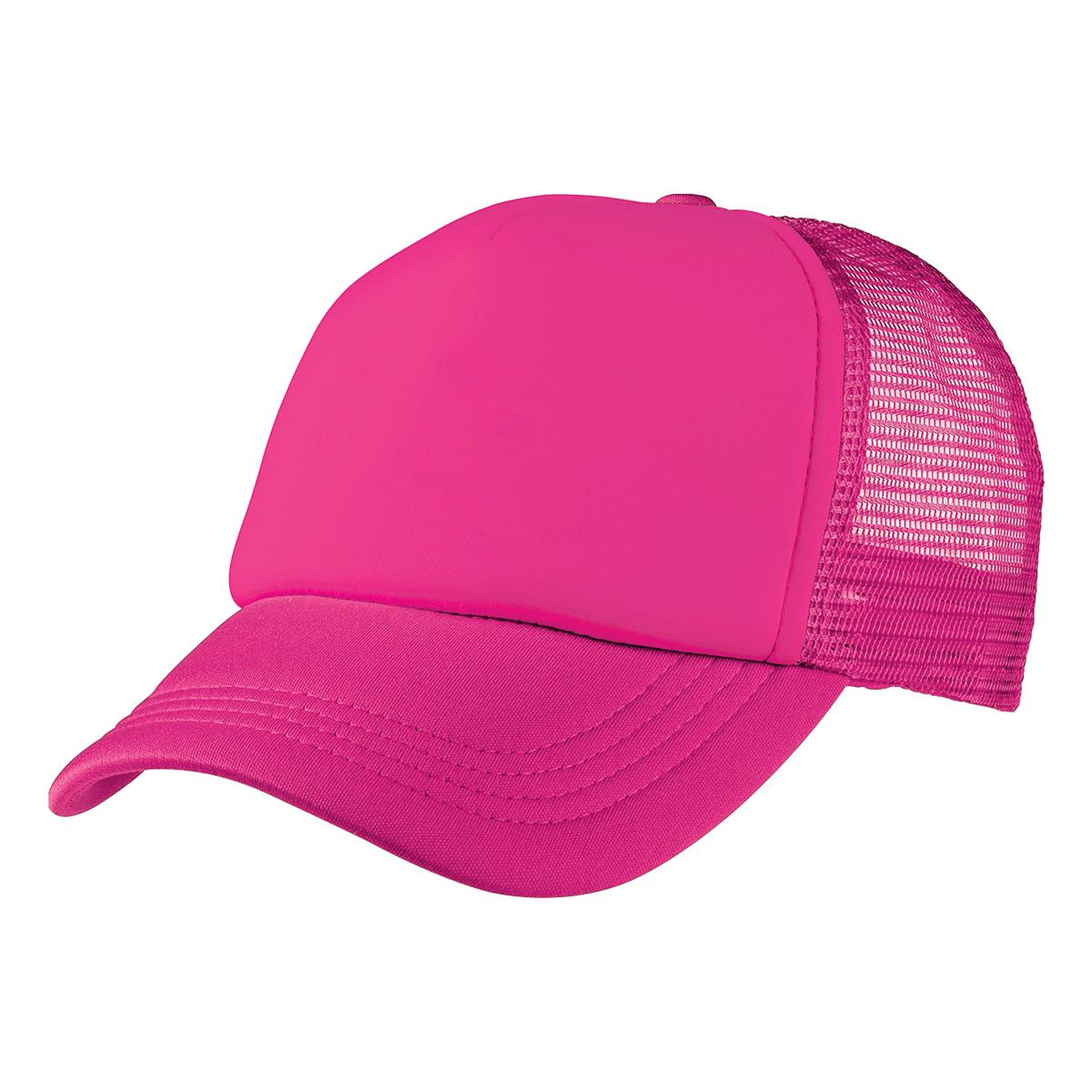 Foam Mesh Trucker - Hot Pink / Hot Pink - Front
