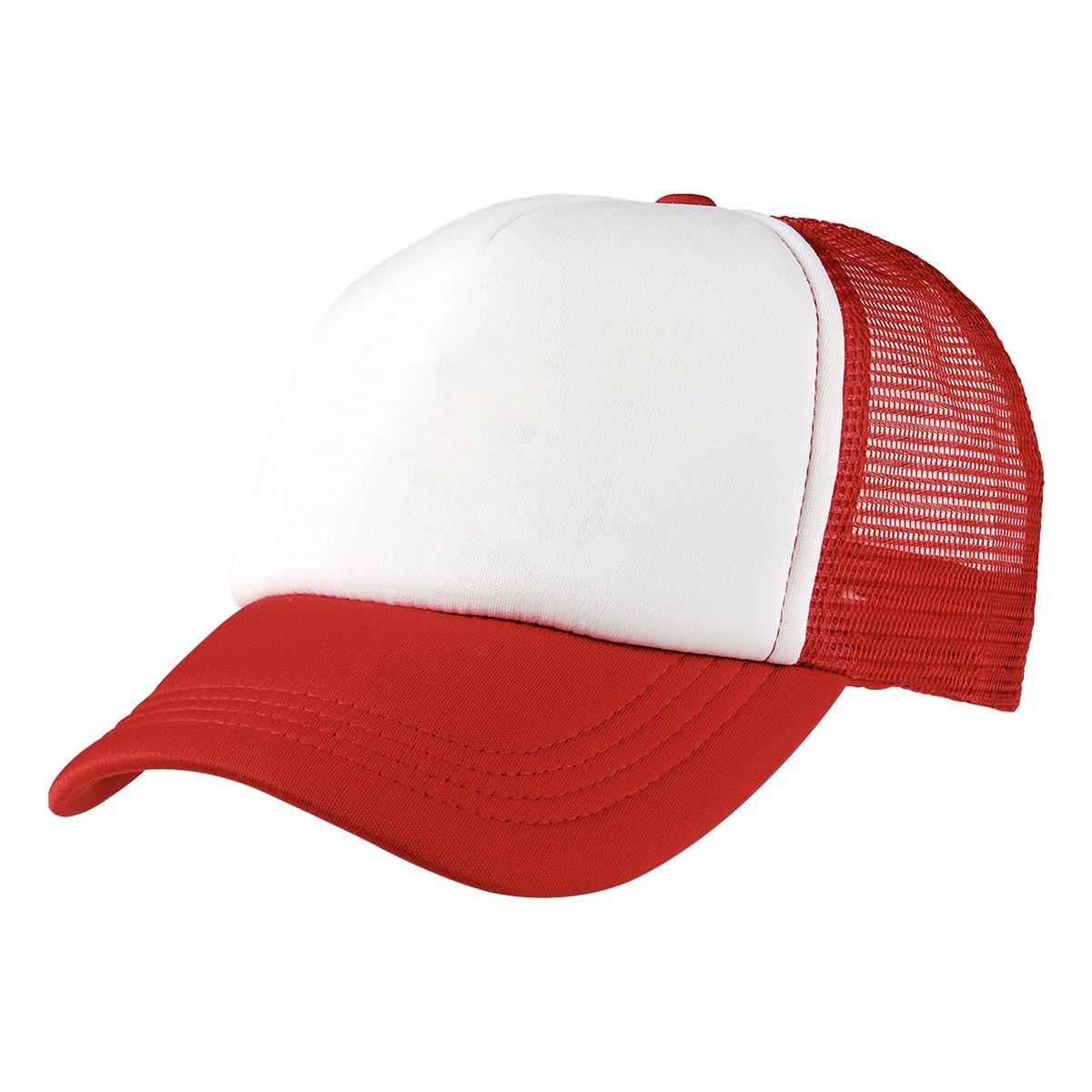 Foam Mesh Trucker - Red / White - Front