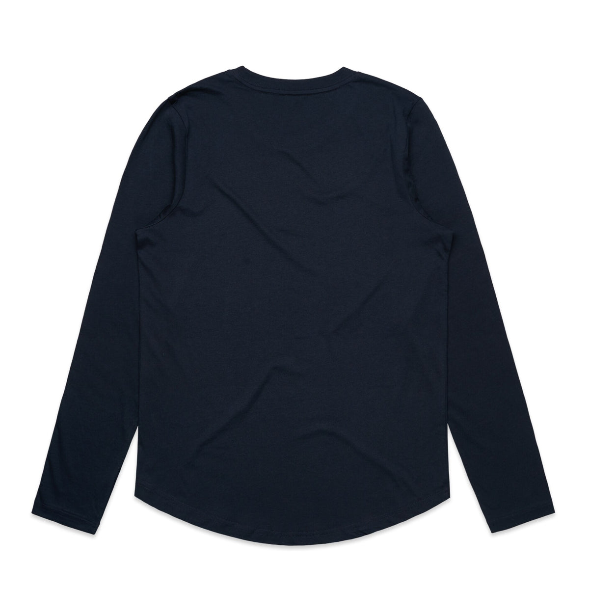 Wo's Curve L/S Tee 4055S - Navy - Back
