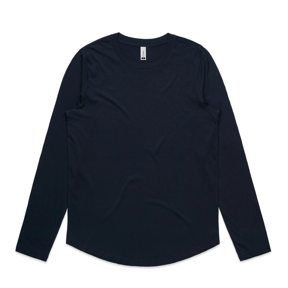 Wo's Curve L/S Tee 4055S - Navy - Front