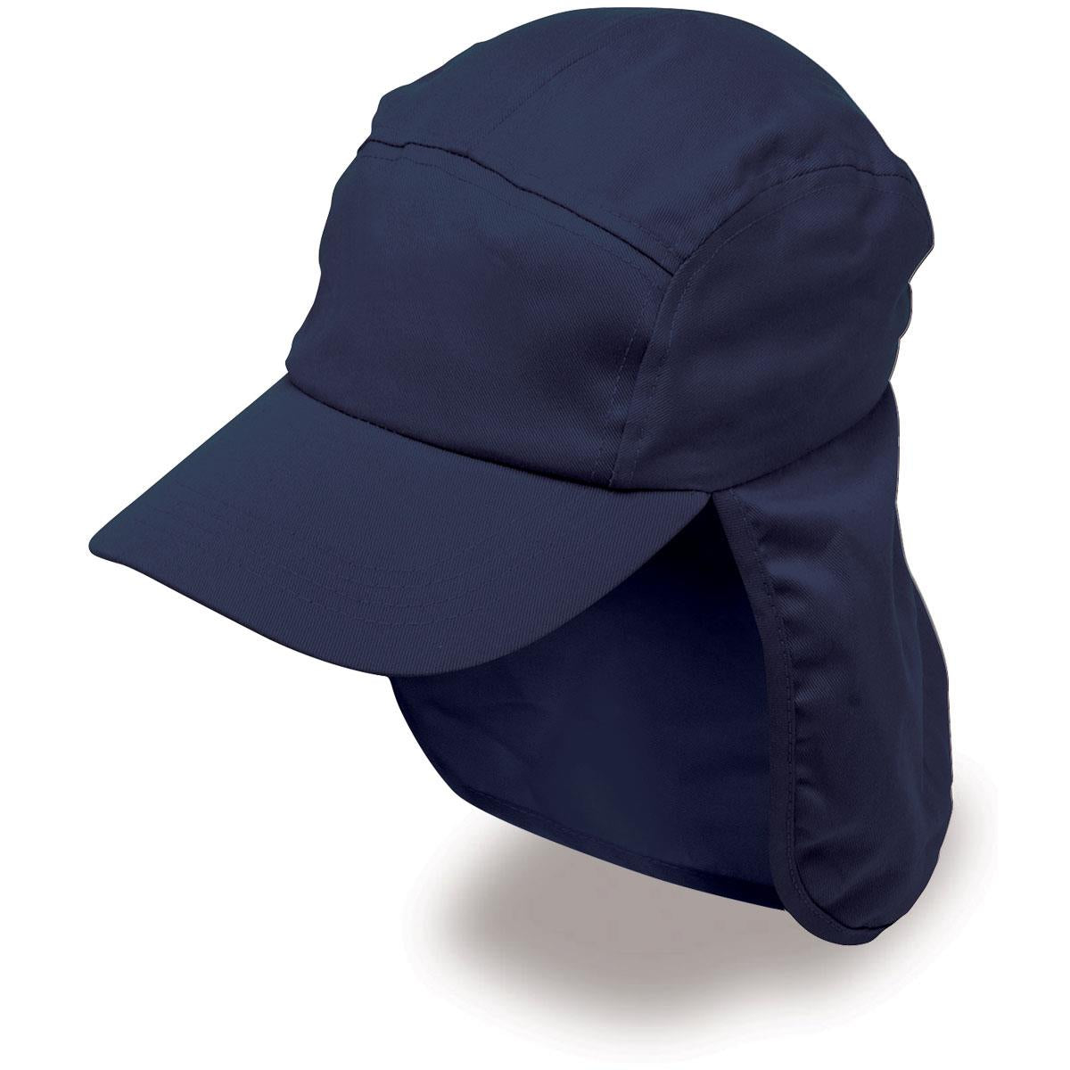 Poly Viscose Legionnaire - Navy - Front
