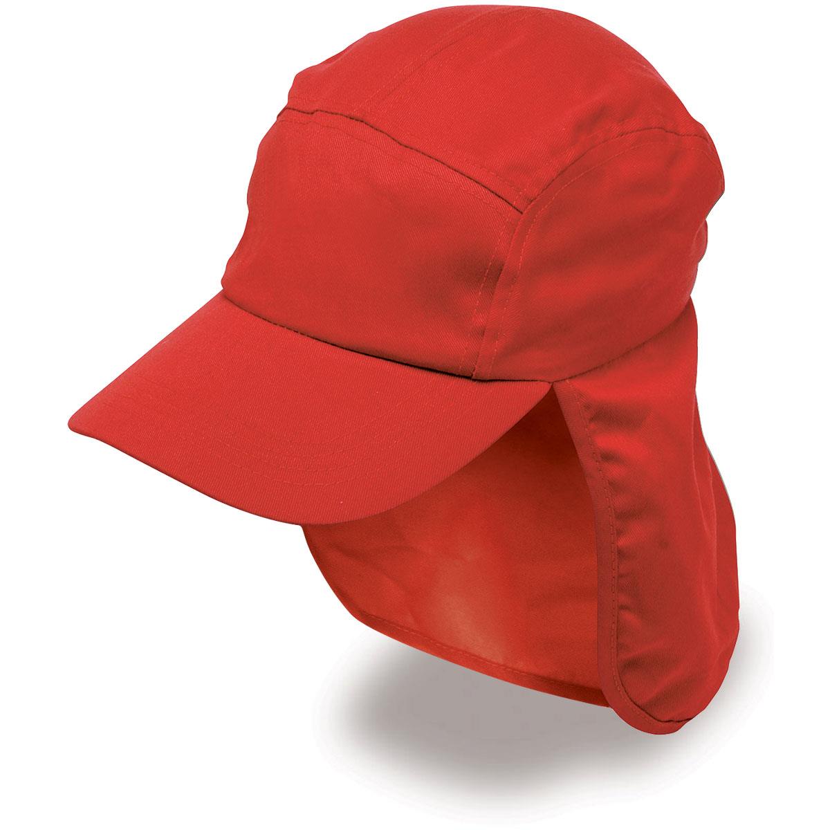 Poly Viscose Legionnaire - Red - Front