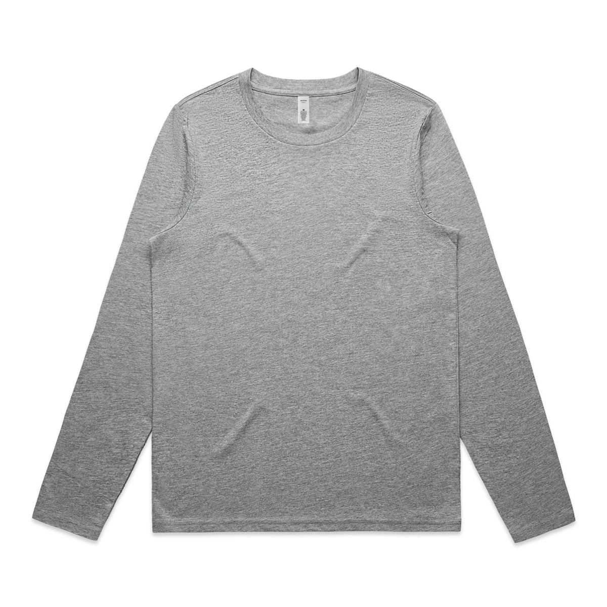 Wo's Sophie L/S Tee 4059S - Grey Marle - Front