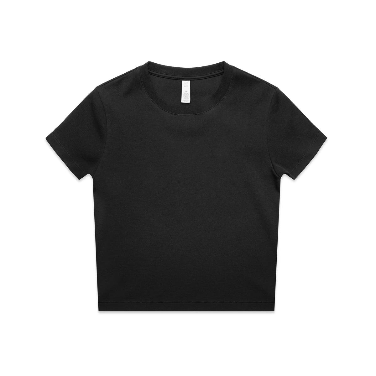Wo's Organic Mini Tee 4061 - Black - Front