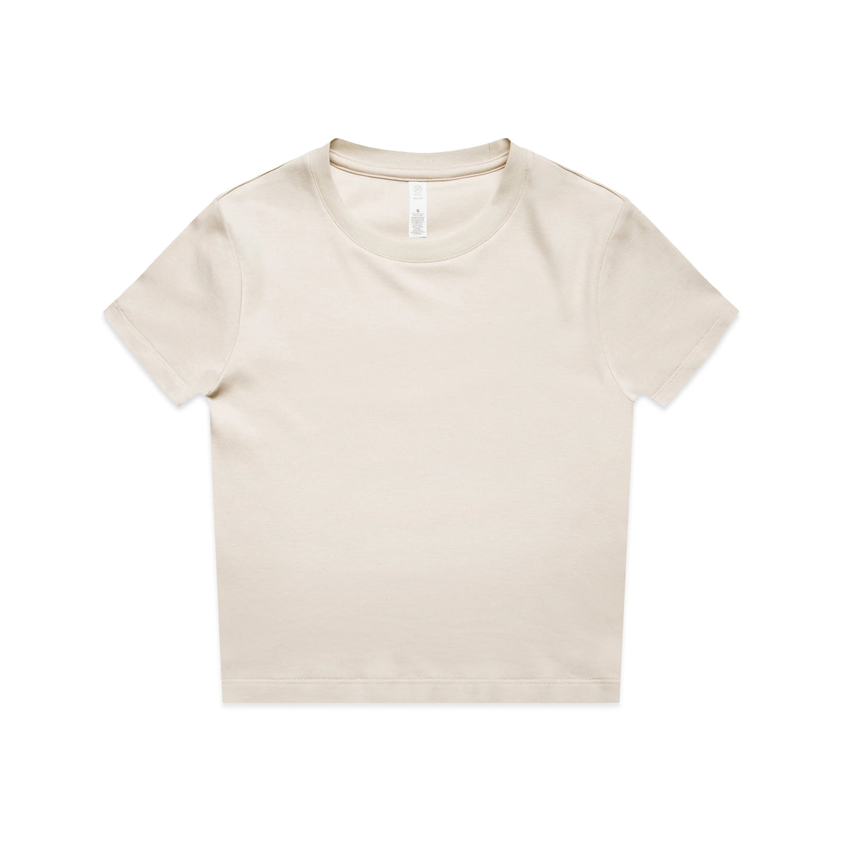 Wo's Organic Mini Tee 4061 - Bone - Front