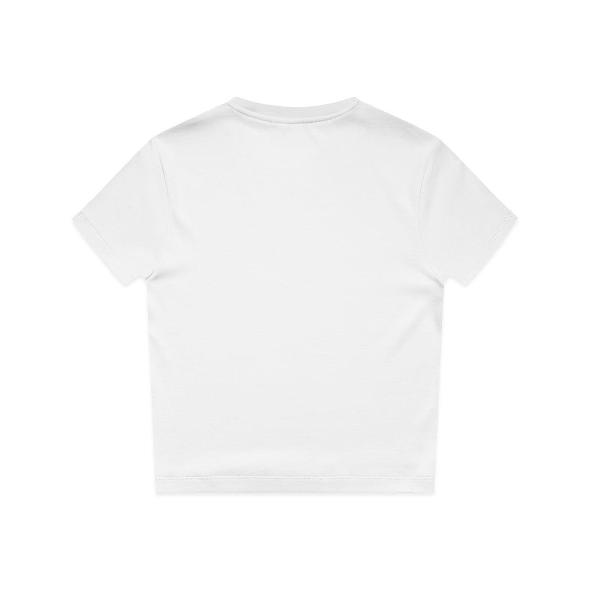 Wo's Organic Mini Tee 4061 - White - Back