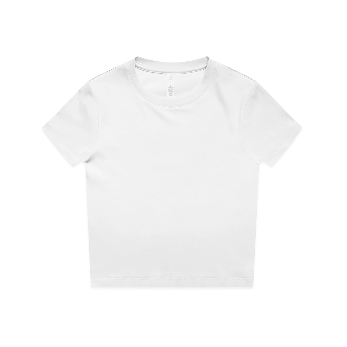 Wo's Organic Mini Tee 4061 - White - Front