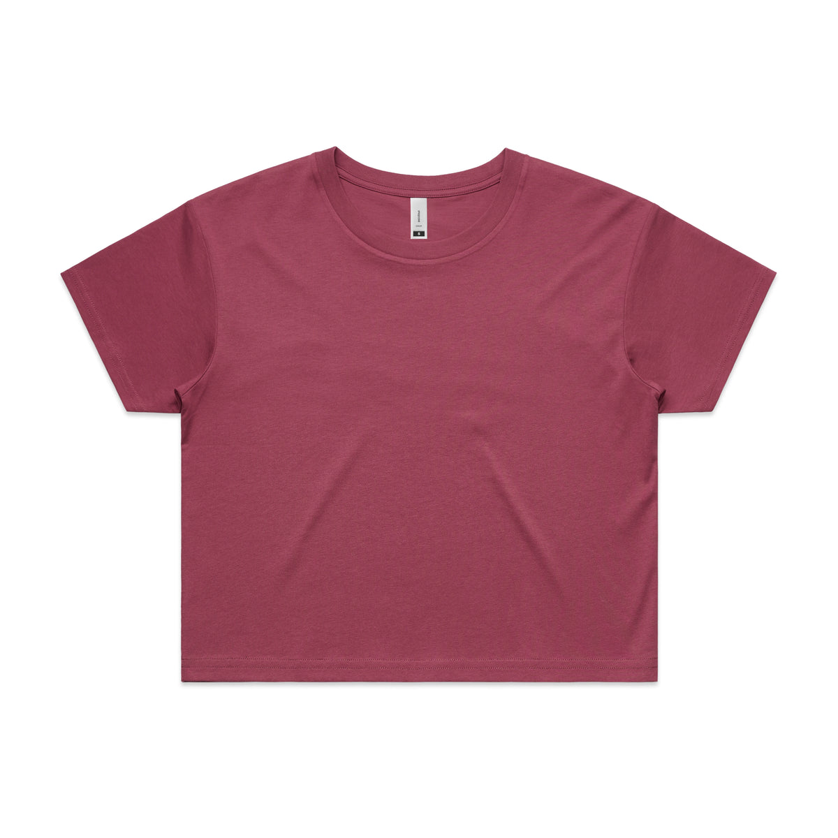 Wo's Crop Tee 4062S - Berry - Front