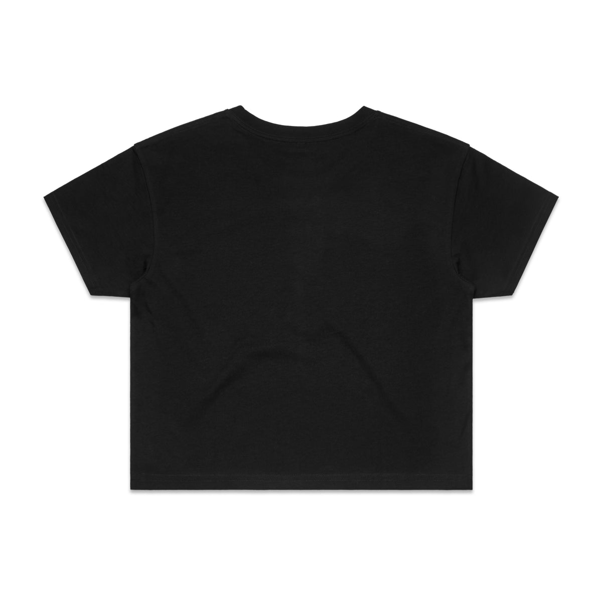 Wo's Crop Tee 4062 - Black - Back