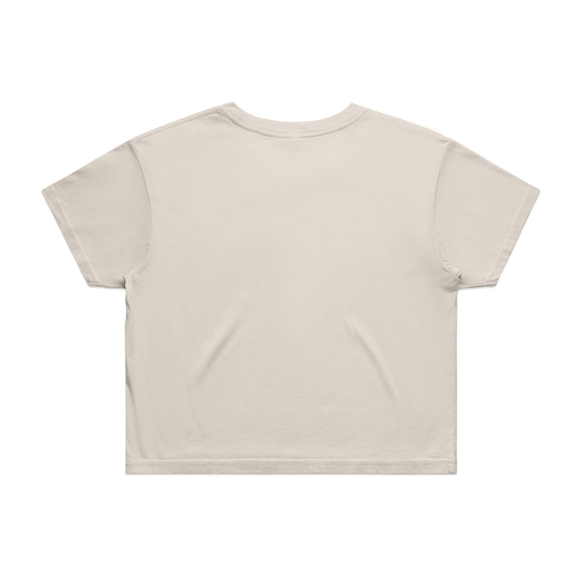 Wo's Crop Tee 4062 - Bone - Back