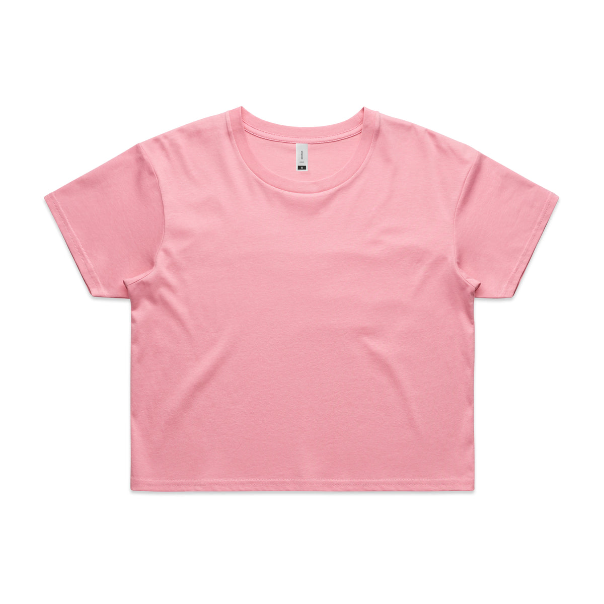 Wo's Crop Tee 4062 - Bubblegum - Front