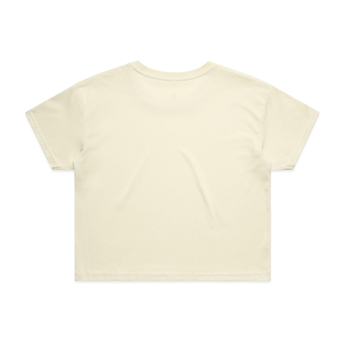 Wo's Crop Tee 4062 - Butter - Back