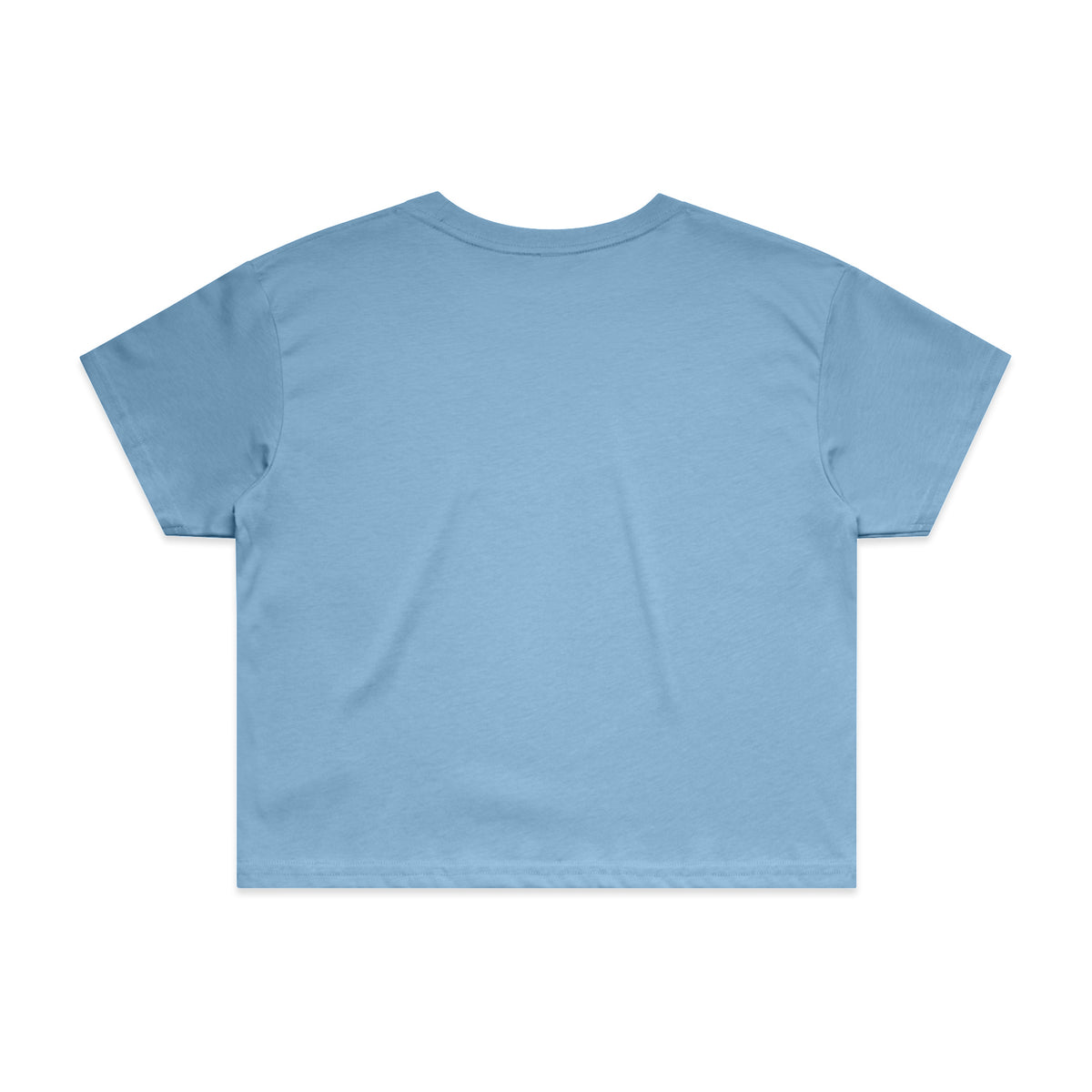 Wo's Crop Tee 4062 - Carolina Blue - Back