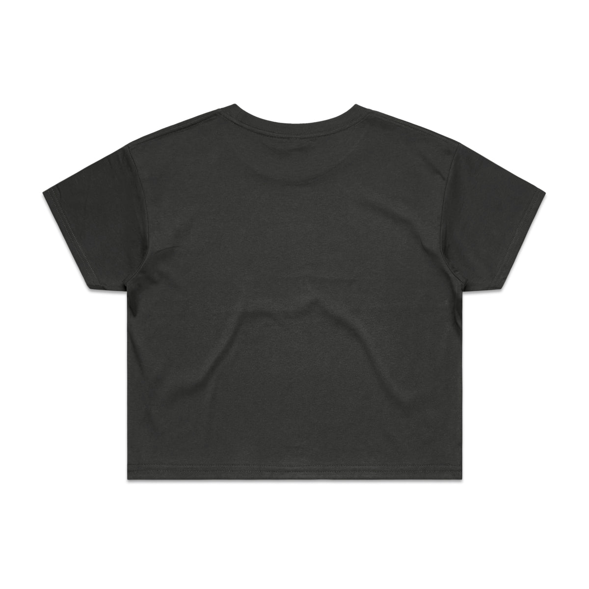 Wo's Crop Tee 4062 - Coal - Back