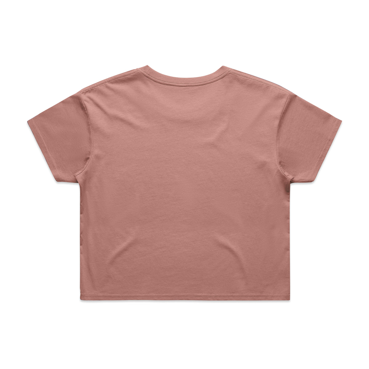 Wo's Crop Tee 4062 - Hazy Pink - Back