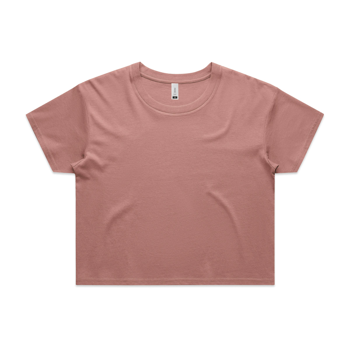 Wo's Crop Tee 4062 - Hazy Pink - Front