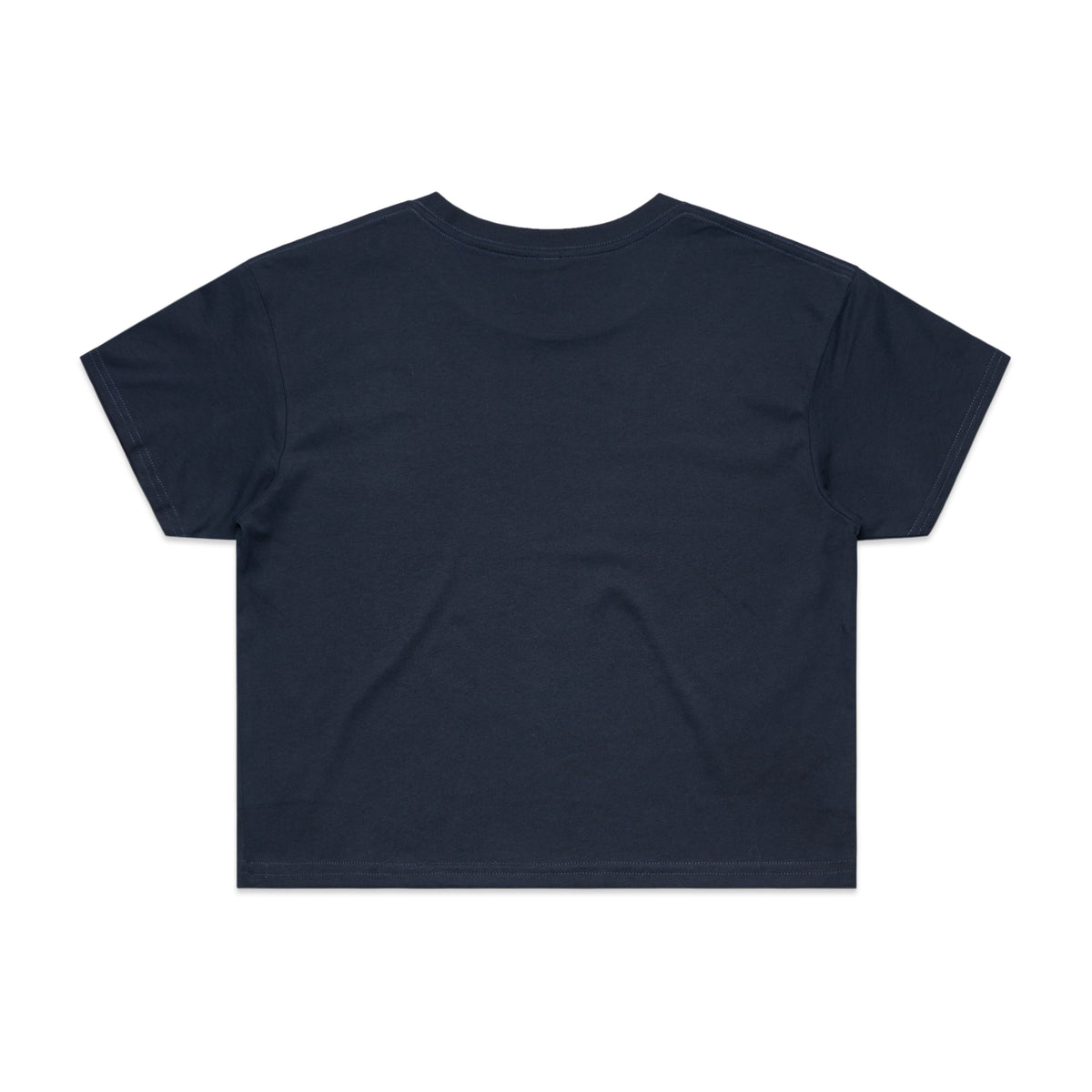 Wo's Crop Tee 4062 - Navy - Back