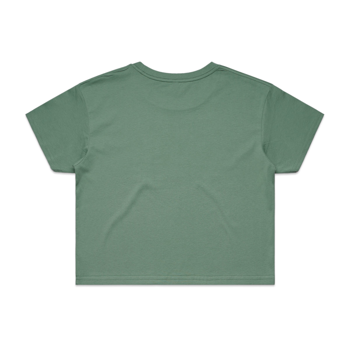 Wo's Crop Tee 4062 - Sage - Back