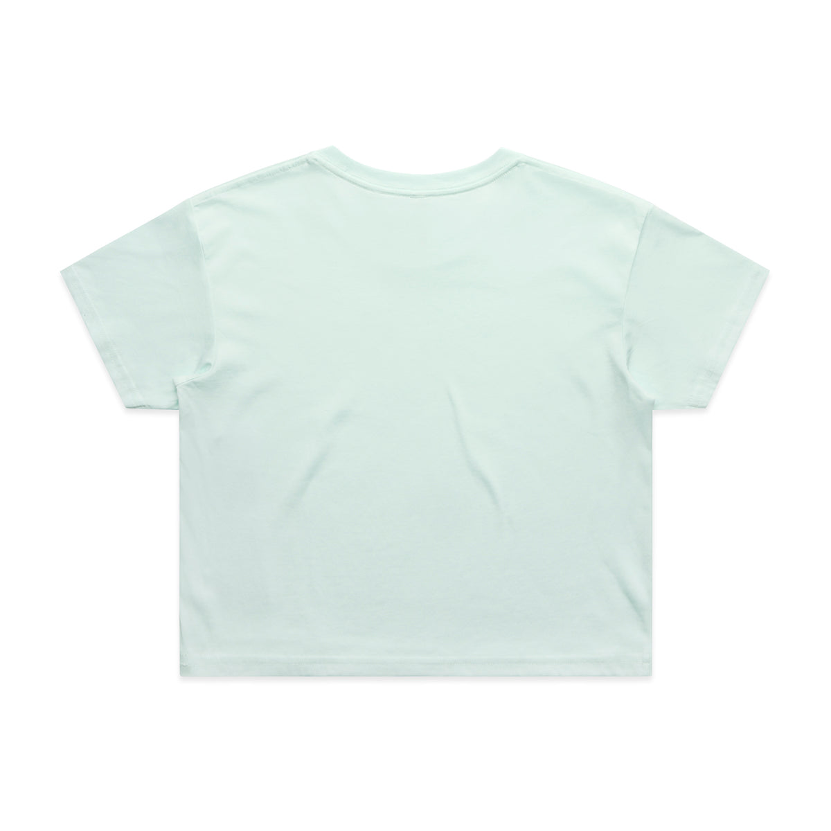 Wo's Crop Tee 4062 - Seafoam - Back