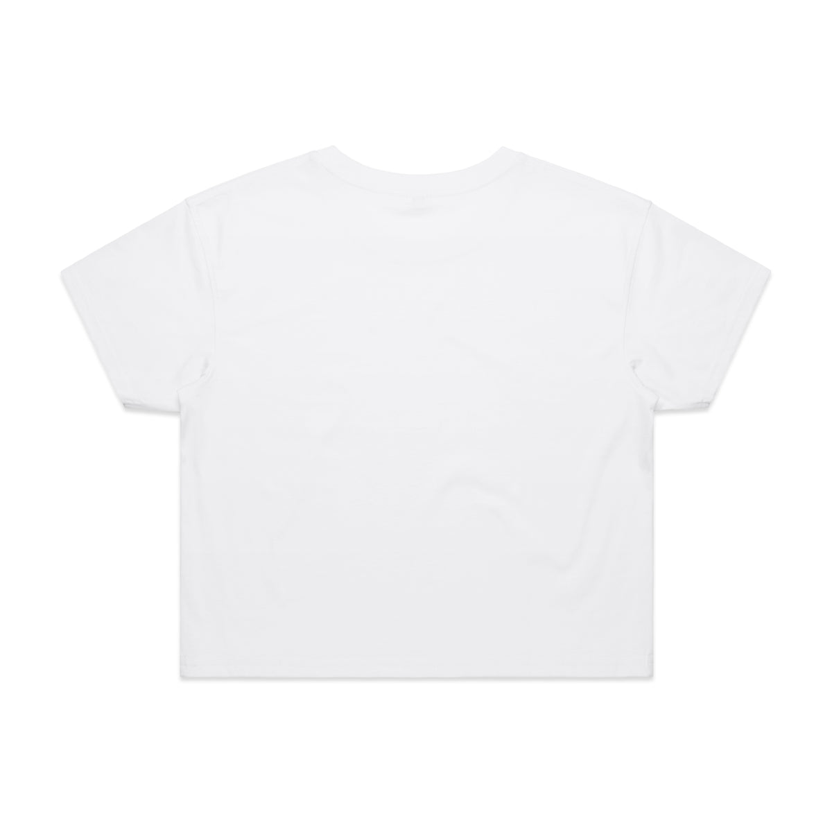 Wo's Crop Tee 4062 - White - Back