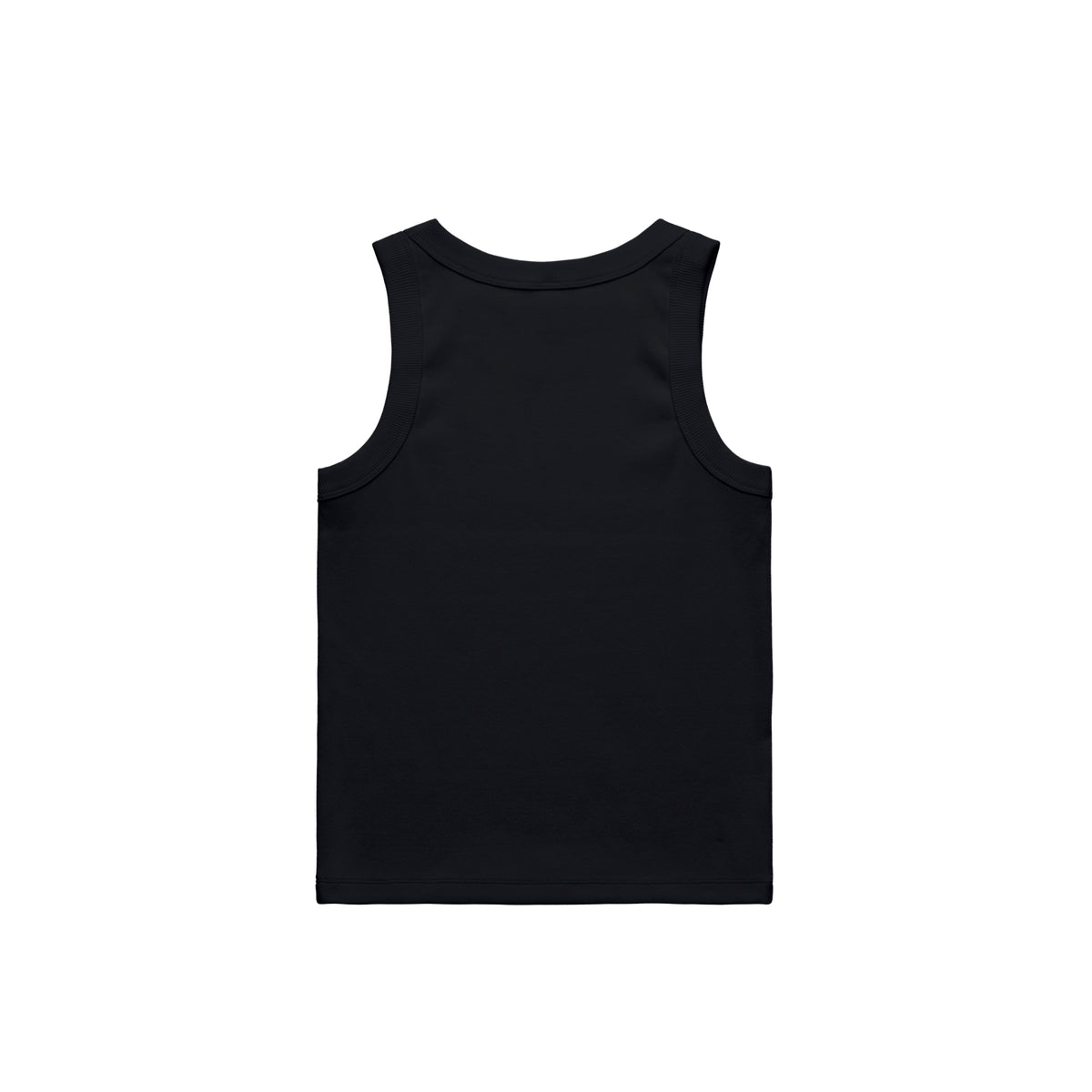 Wo's Organic Rib Tank 4063G - Black - Back