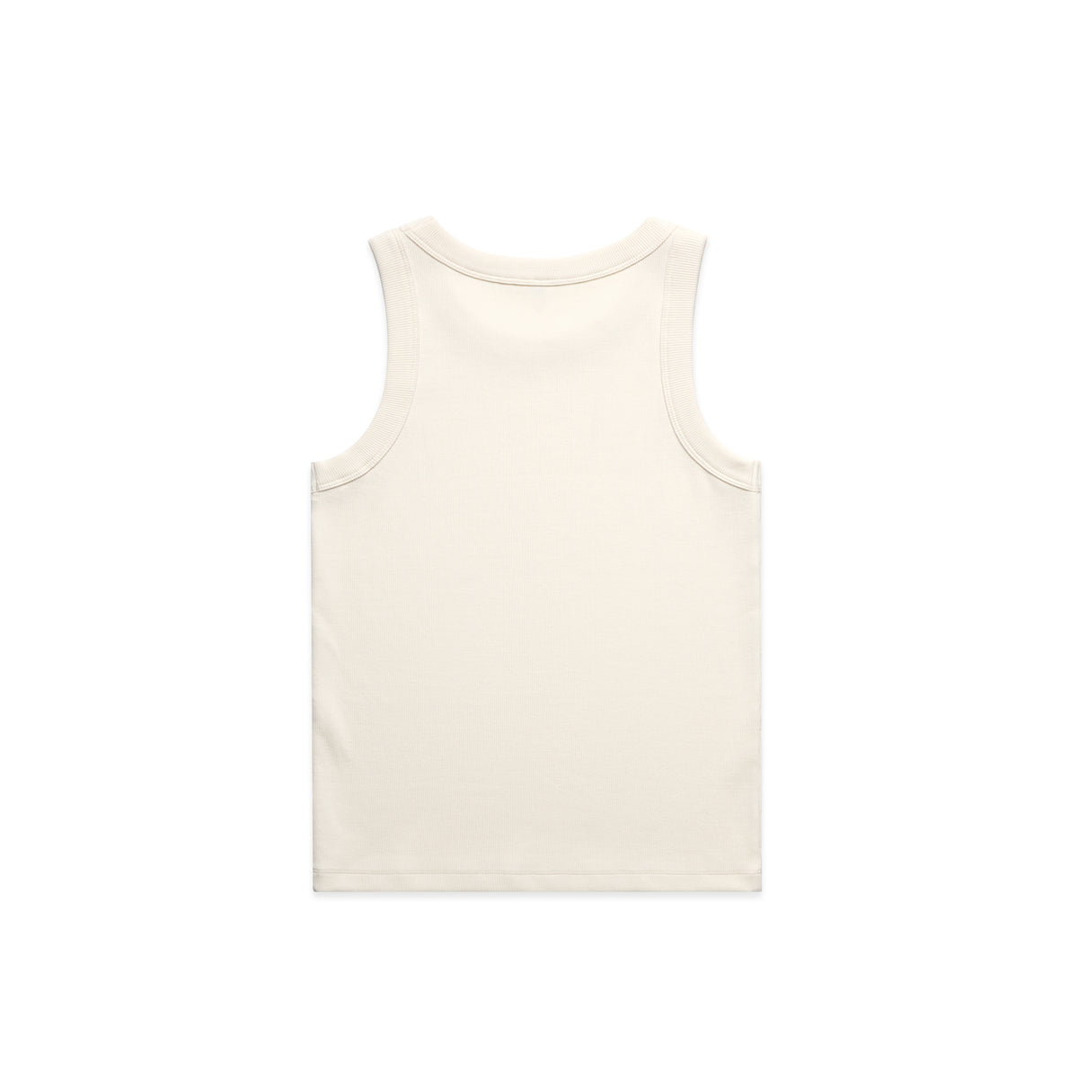 Wo's Organic Rib Tank 4063G - Ecru - Back