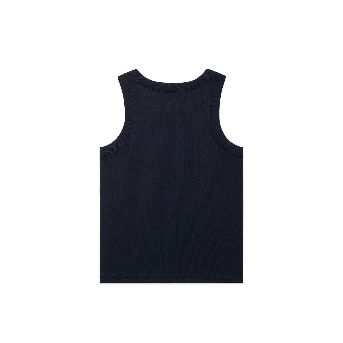 Wo's Organic Rib Tank 4063G - Navy - Back