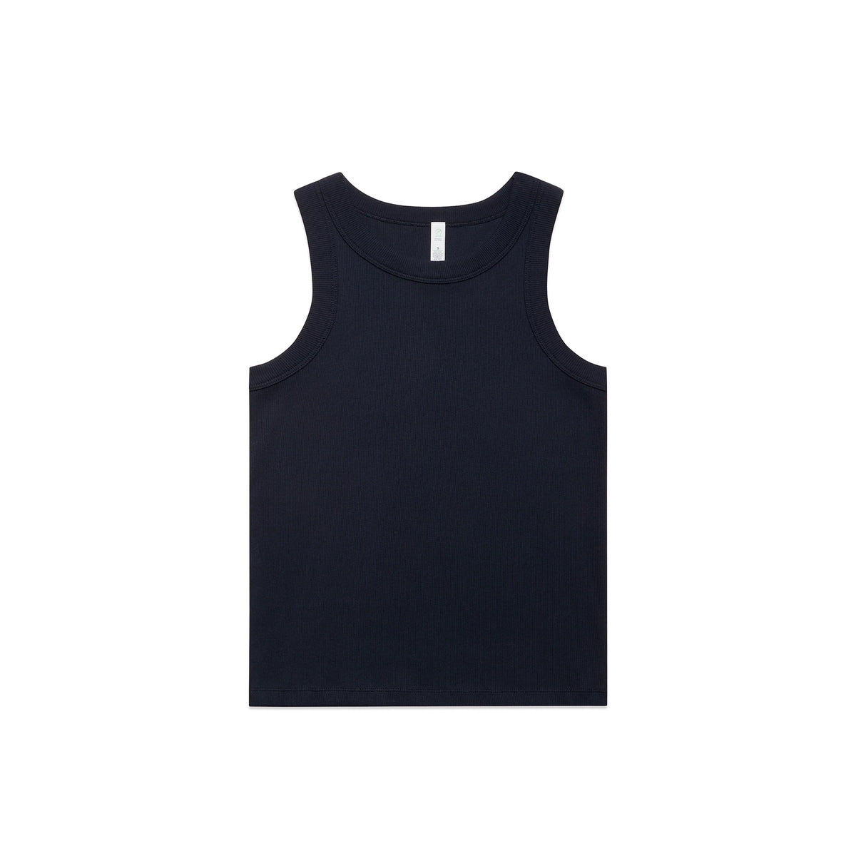 Wo's Organic Rib Tank 4063G - Navy - Front