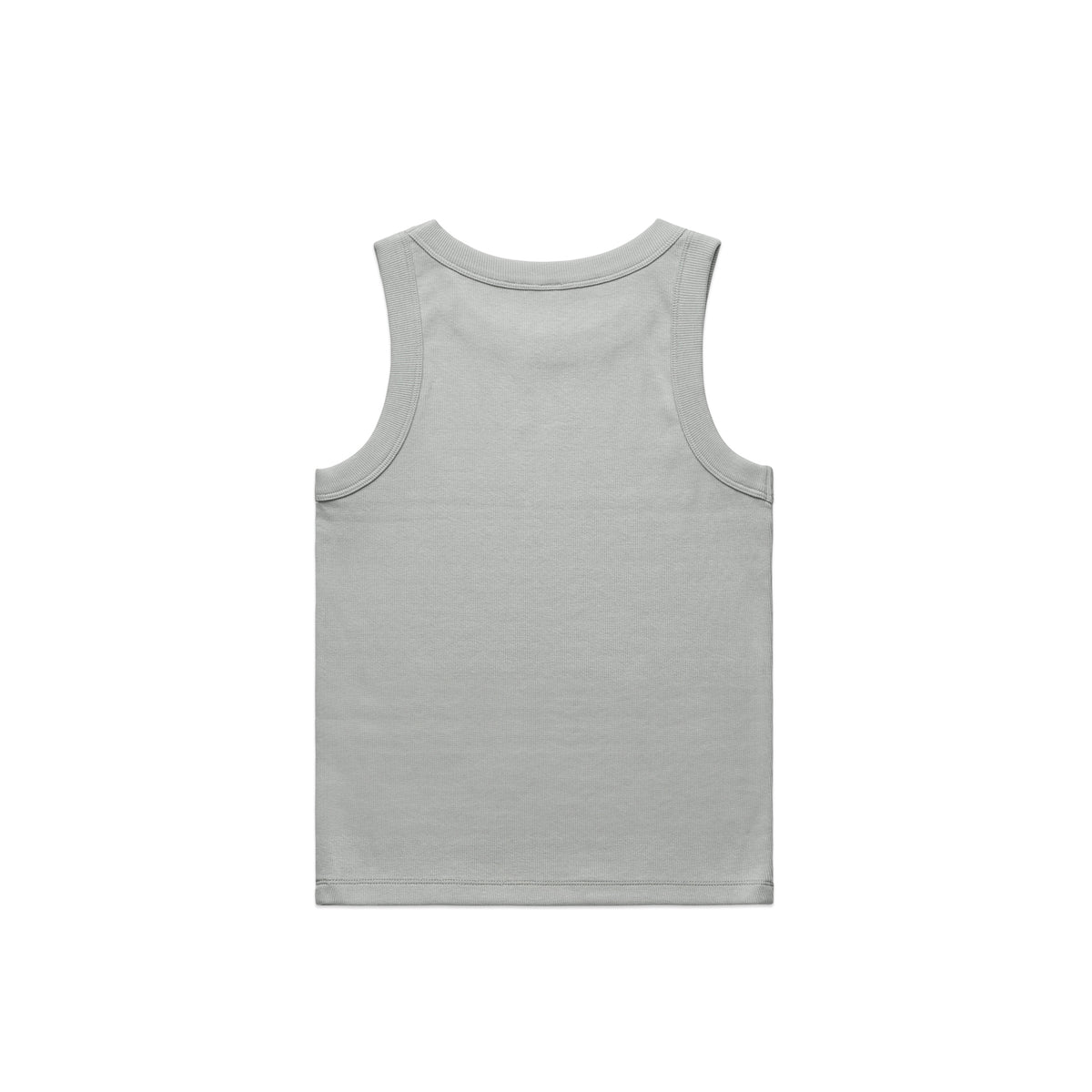 Wo's Organic Rib Tank 4063G - Storm - Back