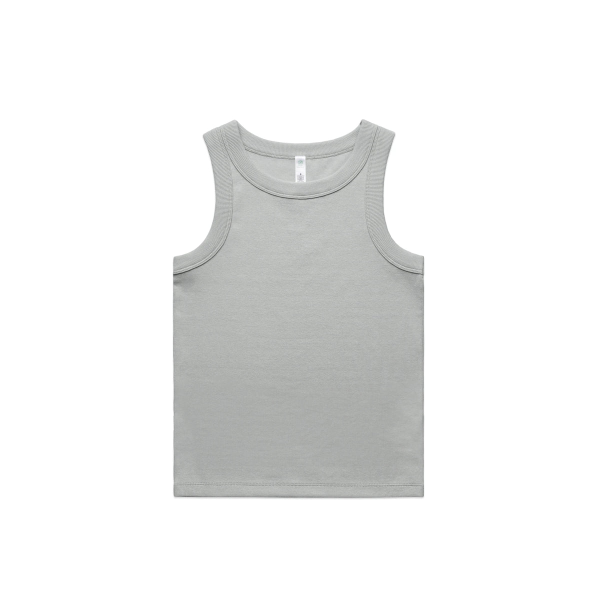 Wo's Organic Rib Tank 4063G - Storm - Front