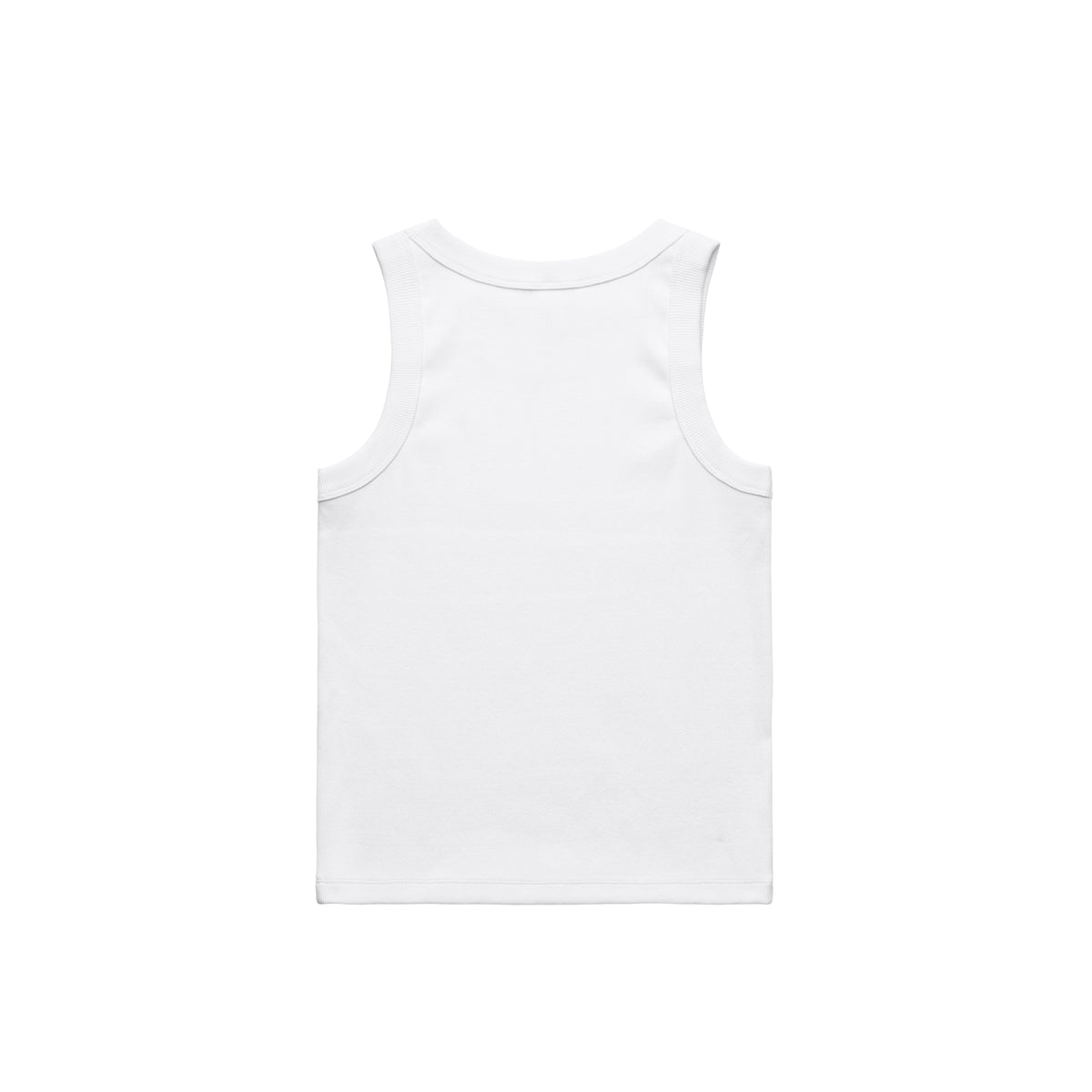 Wo's Organic Rib Tank 4063G - White - Back