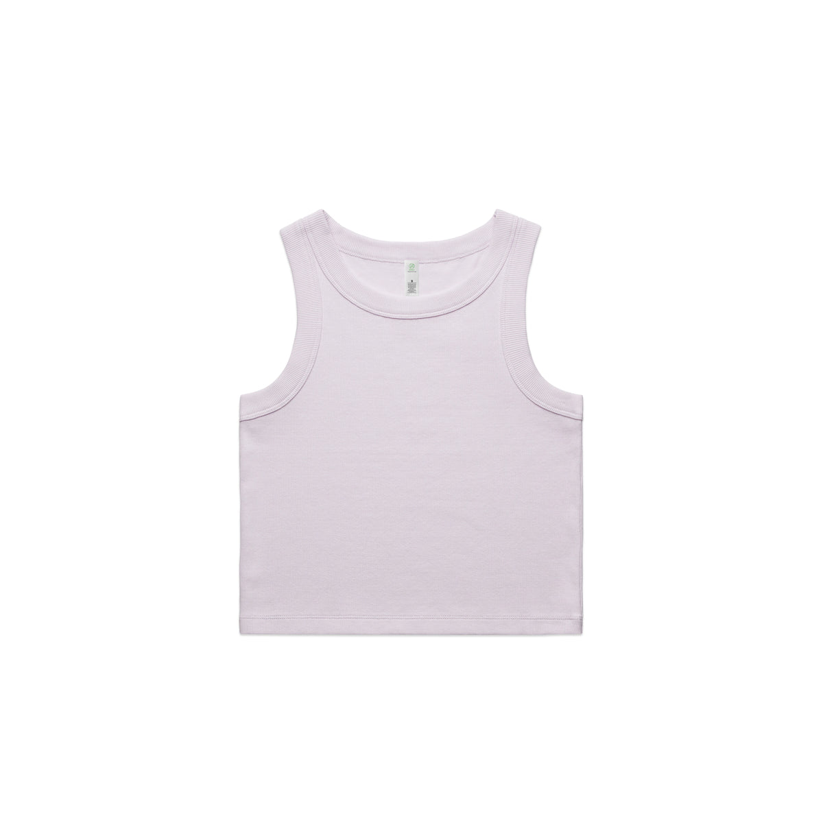 Wo's Organic Rib Crop Tank 4064G - Orchid - Front