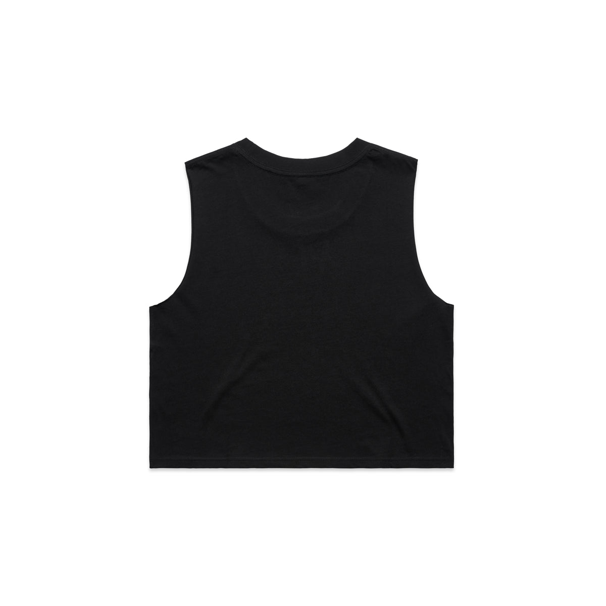 Wo's Crop Tank 4068S - Black - Back