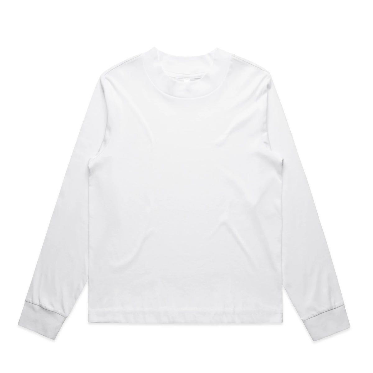 Wo's Mock L/S Tee 4070 - White - Front