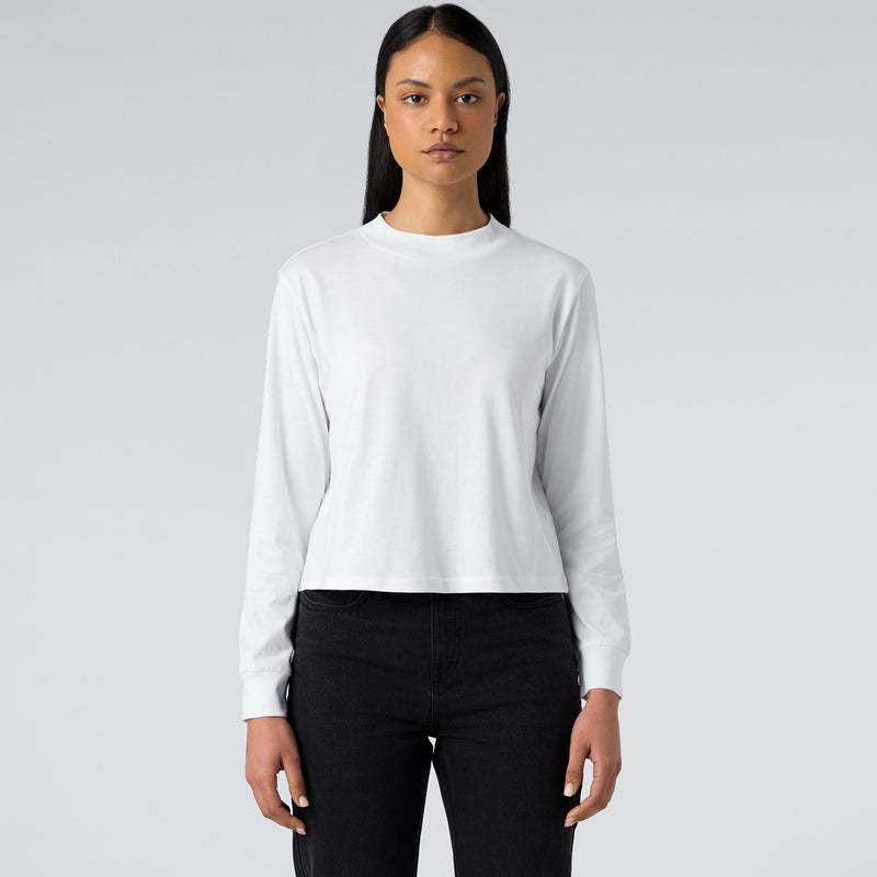 Wo's Mock L/S Tee 4070