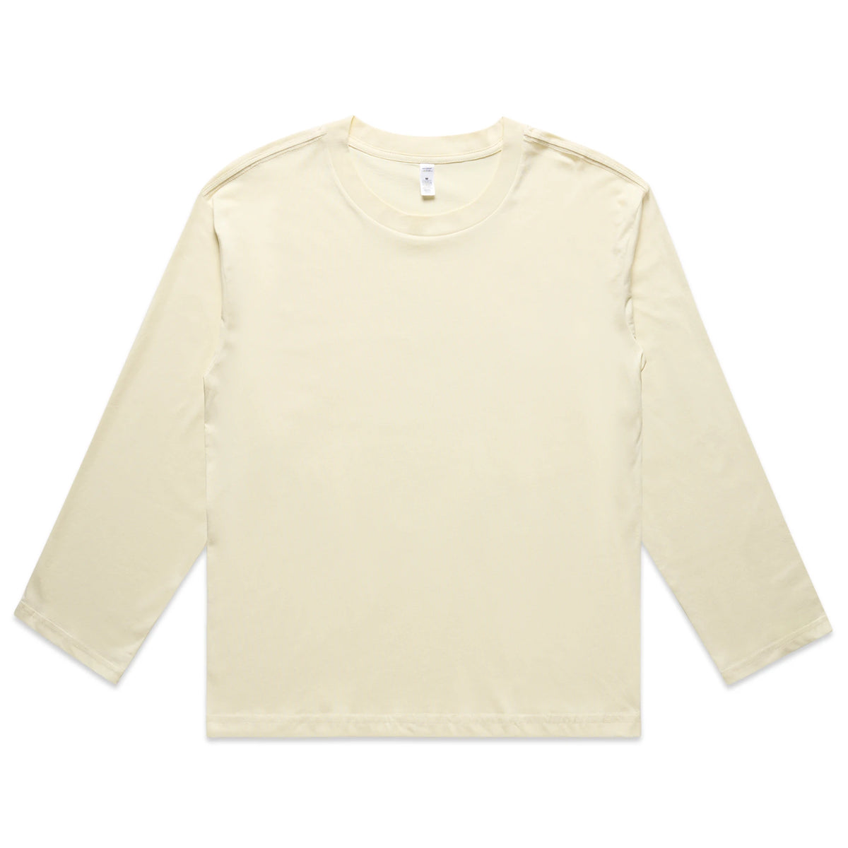 Wo's Martina L/S Tee 4071 - Butter - Front