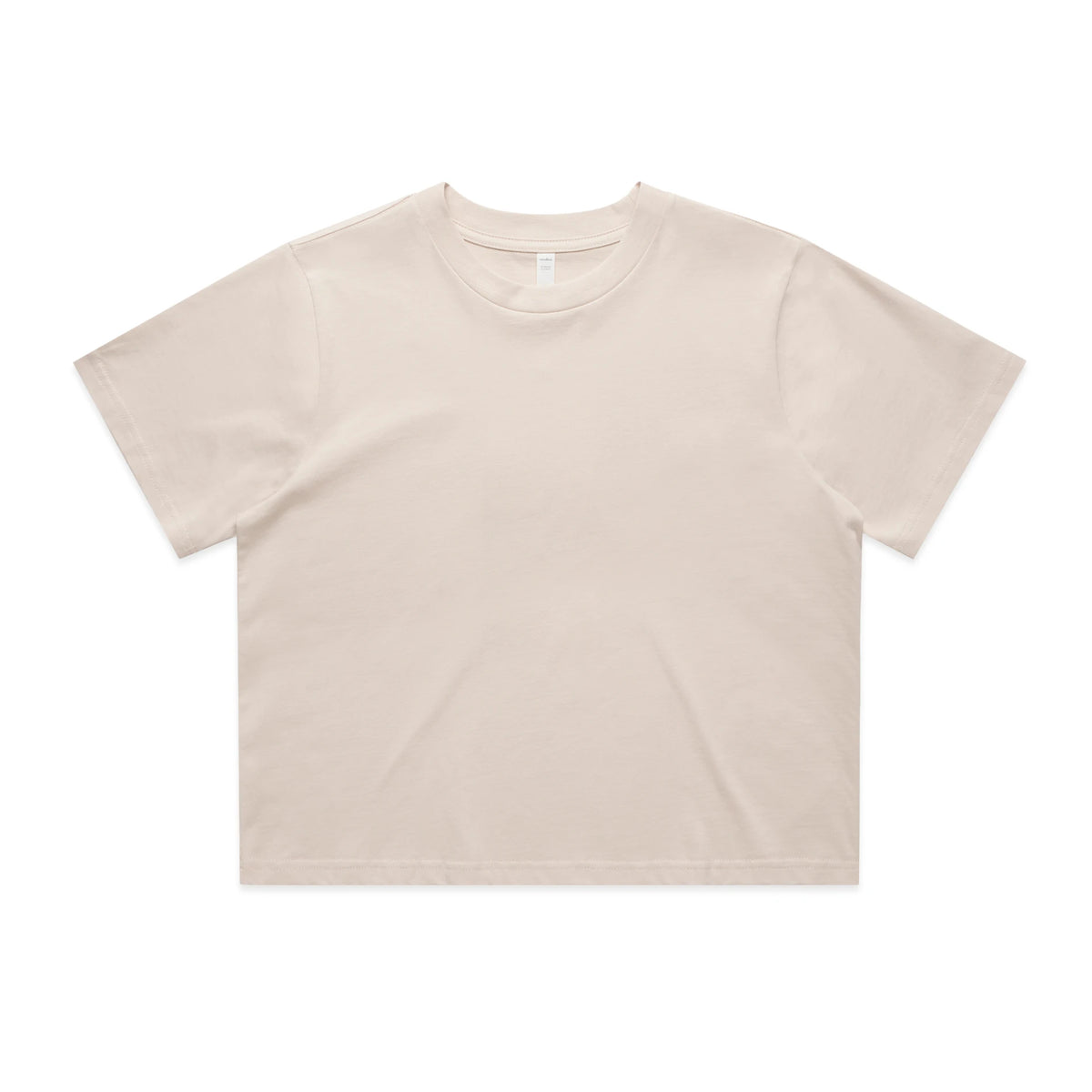 Wo's Classic Crop Tee 4072 - Bone - Front