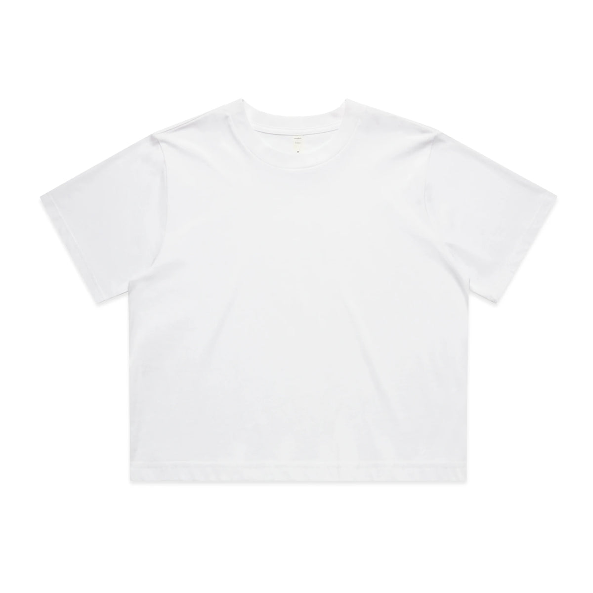 Wo's Classic Crop Tee 4072 - White - Front